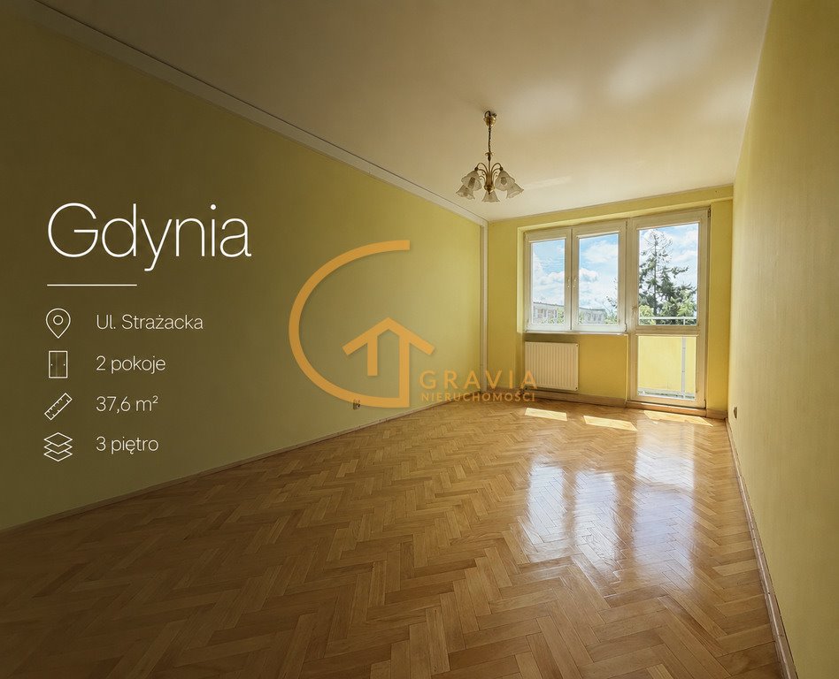 Komfortowe 2 pokoje z balkonem i piwnicą w Gdyni zapraszam Gdynia, Witomino, Strażacka  38m2 Foto 1