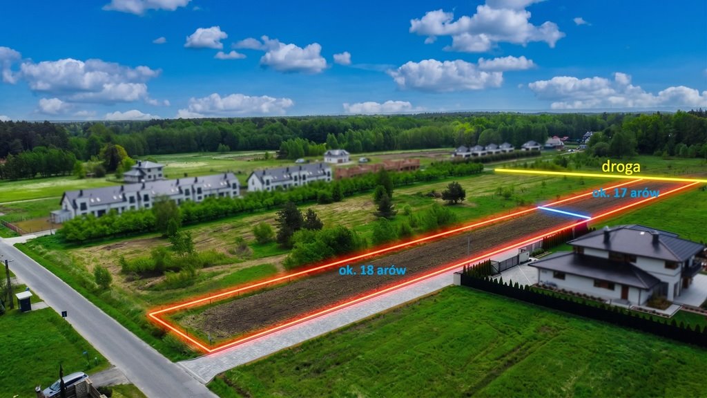 Działka pod 2 domy, media w drodze, 1800 m². Głogów Małopolski  1 800m2 Foto 1