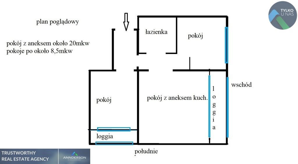 Mieszkanie trzypokojowe na sprzedaż Kraków, Wola Duchacka, Wola Duchacka, Jana Sas-Zubrzyckiego  47m2 Foto 12