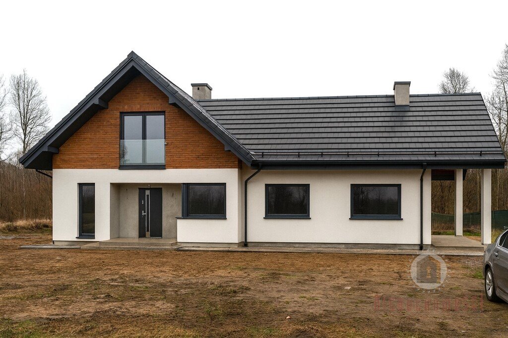 Nowoczesny dom 152m2 z materiałami i działkami w Santocku Santocko  153m2 Foto 1