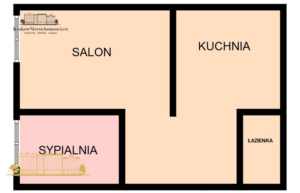 Mieszkanie dwupokojowe na wynajem Kraków, Grzegórzki, Grzegórzki, al. Pokoju  39m2 Foto 7