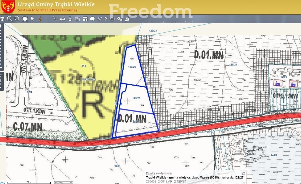 Działka budowlana na sprzedaż Warcz  7 100m2 Foto 11