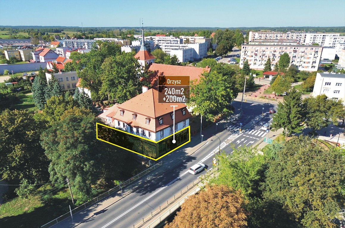 Lokal handlowo-biurowy 450 m² z witrynami i magazynem polecam Orzysz, Orzysz, Wojska Polskiego  240m2 Foto 1