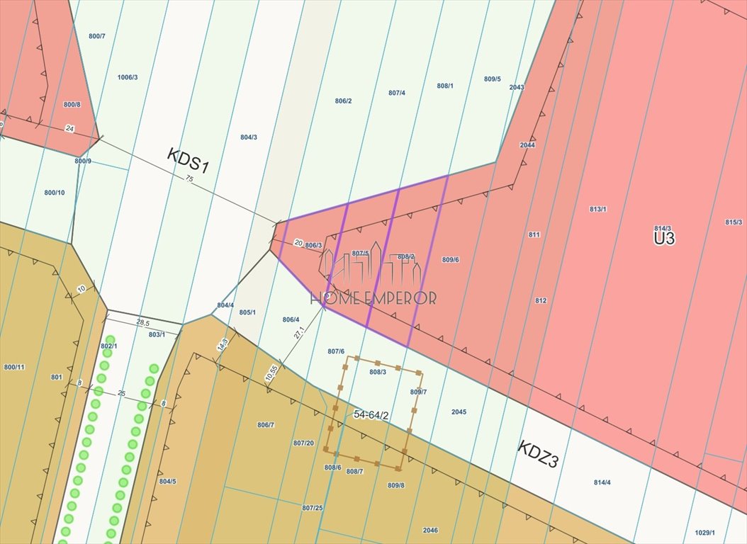 Działka przemysłowo-handlowa na sprzedaż Dziekanów Polski, Wędkarska  2 441m2 Foto 1