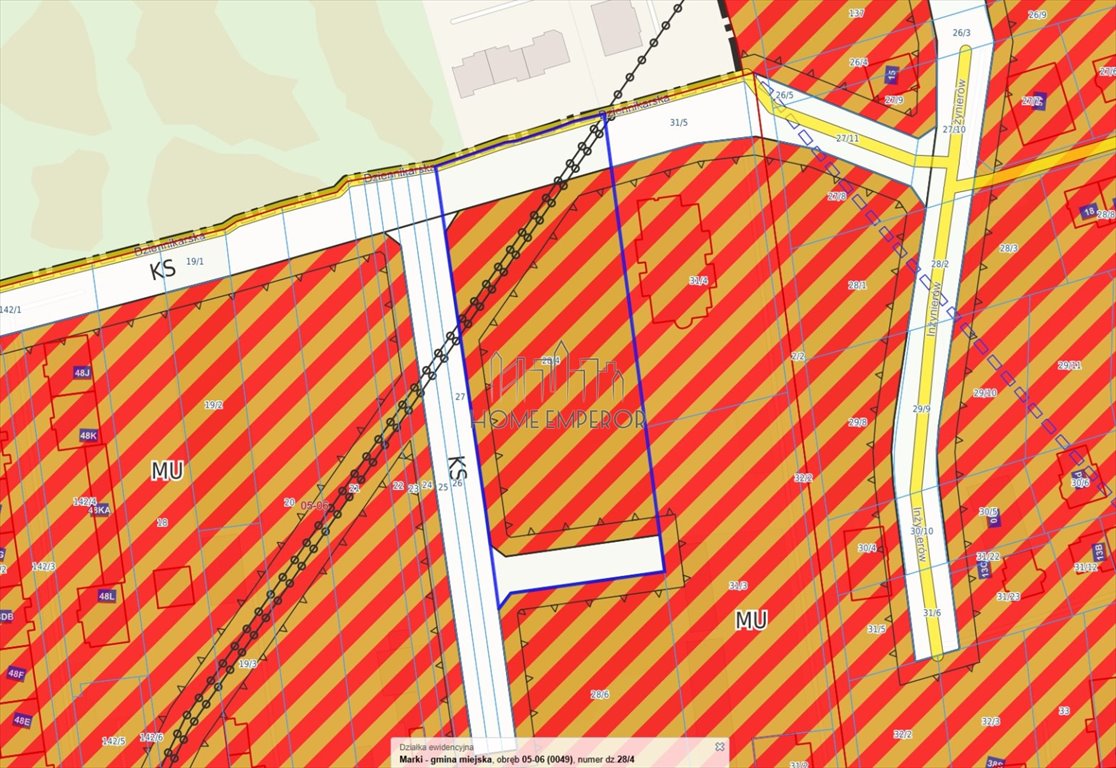 Działka 6293 m² pod zabudowę w Markach - zapraszam Marki, Dziennikarska  6 293m2 Foto 1