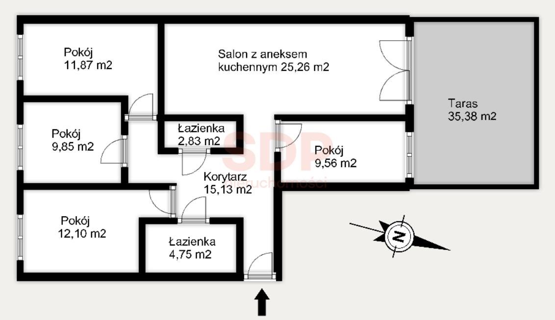 Mieszkanie na sprzedaż Wrocław, Krzyki, Krzyki, Braterska  91m2 Foto 7