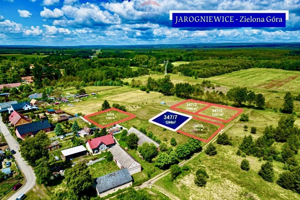 Działka budowlana na sprzedaż Zielona Góra, Jarogniewice  1 244m2 Foto 1