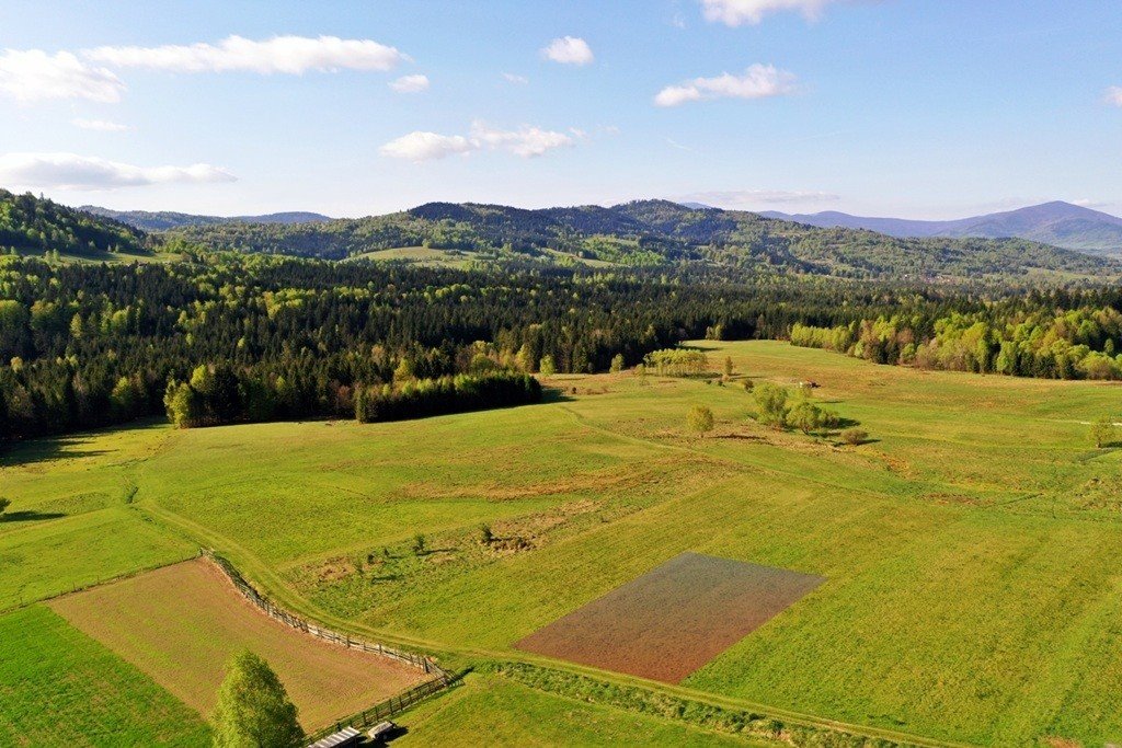 Na sprzedaż działka 1238 m² z widokiem na góry w Hucisku Hucisko, Hucisko 10A  1 238m2 Foto 1