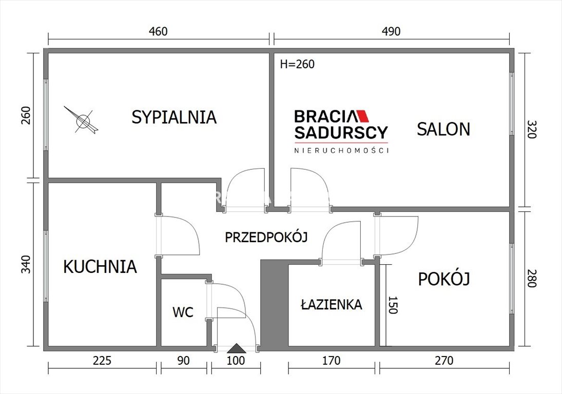Mieszkanie trzypokojowe na sprzedaż Kraków, Nowa Huta, Nowa Huta, os. Teatralne  57m2 Foto 3