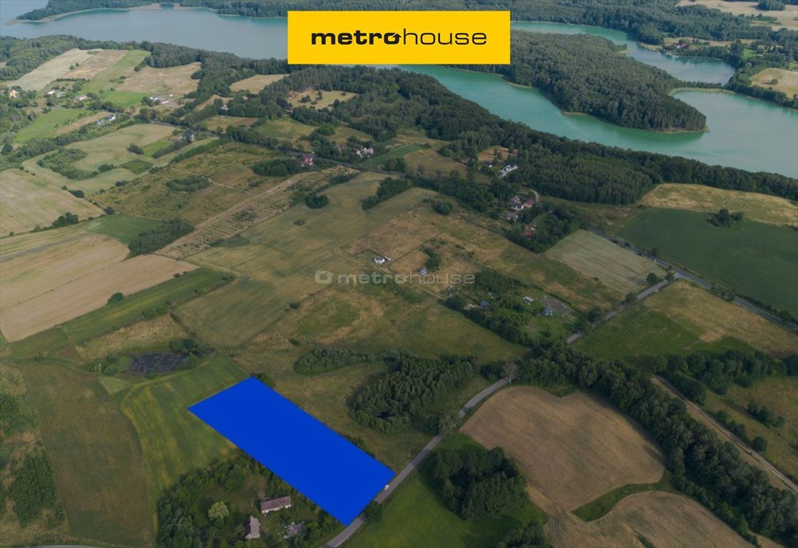 Działka pod zabudowę z dostępem do jeziora Komorze. Czarne Wielkie  10 501m2 Foto 1