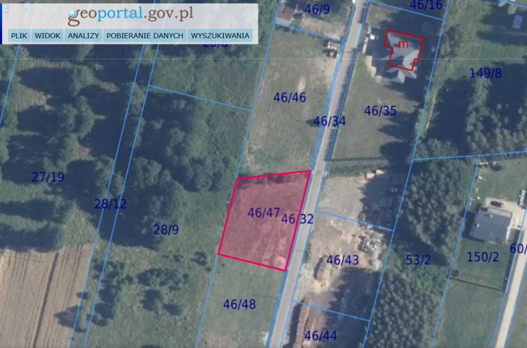 Działka budowlana 1078 m² w Słowiku – blisko natury i miasta Słowik, Letnia  1 078m2 Foto 1