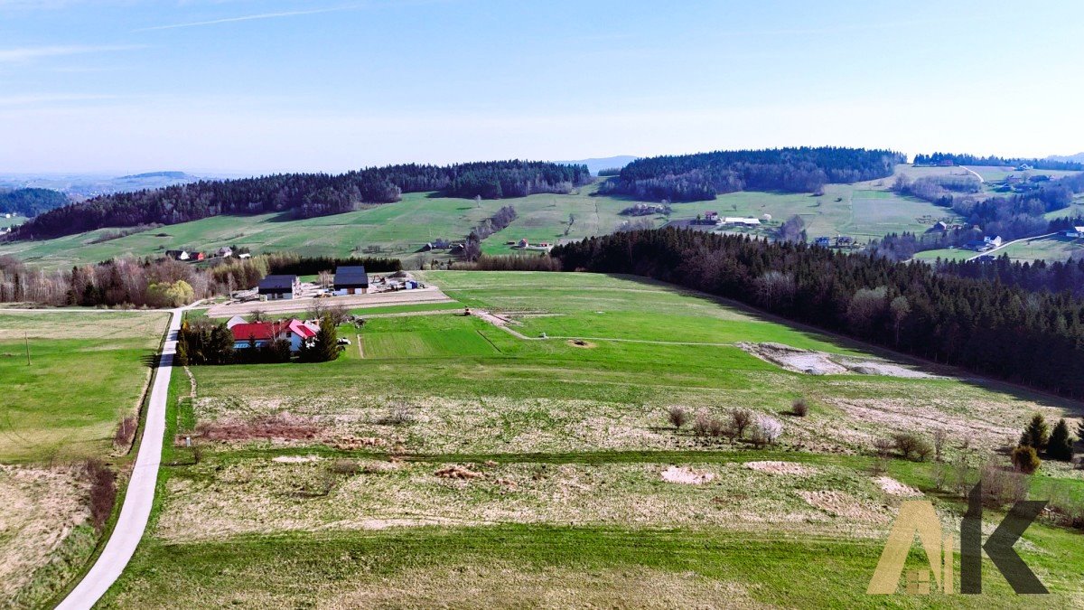 Działki budowlane pod lasem z mediami i dobrym dojazdem Ptaszkowa  1 046m2 Foto 1