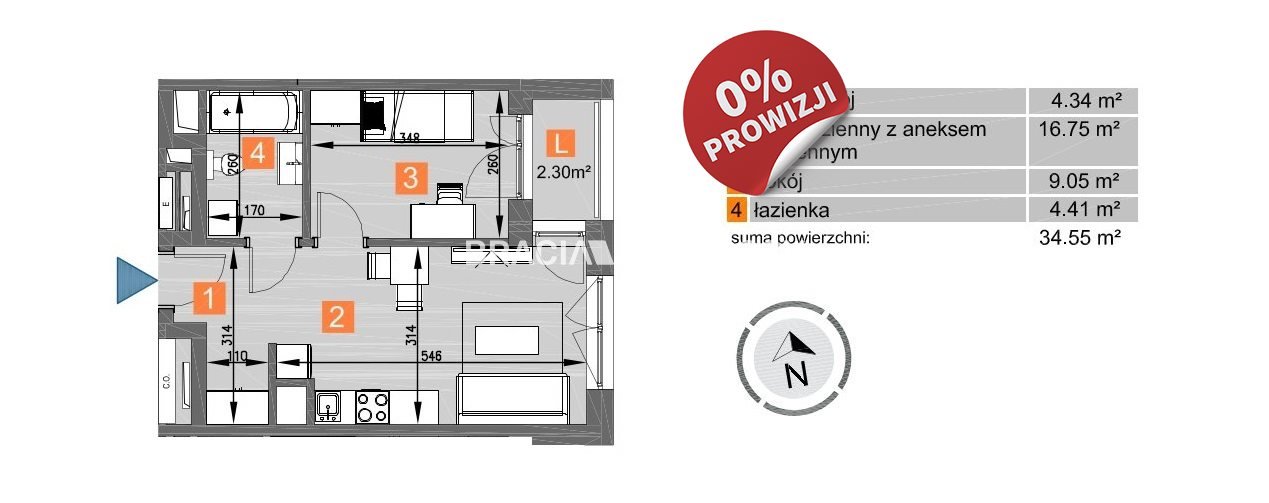 Mieszkanie dwupokojowe na sprzedaż Kraków, Mistrzejowice, Mistrzejowice, os. Piastów  35m2 Foto 3