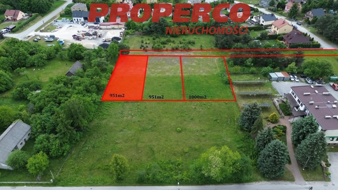 Działka 951 m² w Oksie – cicha okolica, media w drodze Oksa  951m2 Foto 1