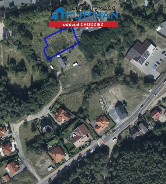 Działka budowlana 1065 m² w Chodzieży, media, plan zabudowy Chodzież  1 065m2 Foto 1