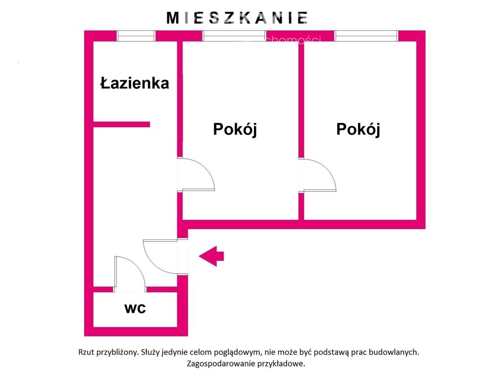 Mieszkanie dwupokojowe na sprzedaż Brzeg, Bolesława Chrobrego  66m2 Foto 9