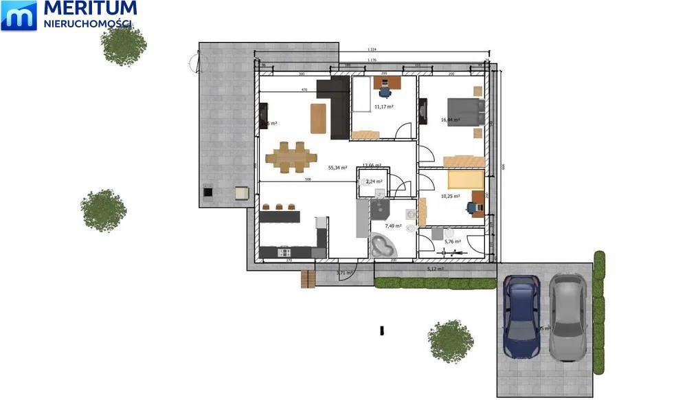 Parterowy dom z dużą działką i widokiem na zieleń Żelechów  105m2 Foto 1