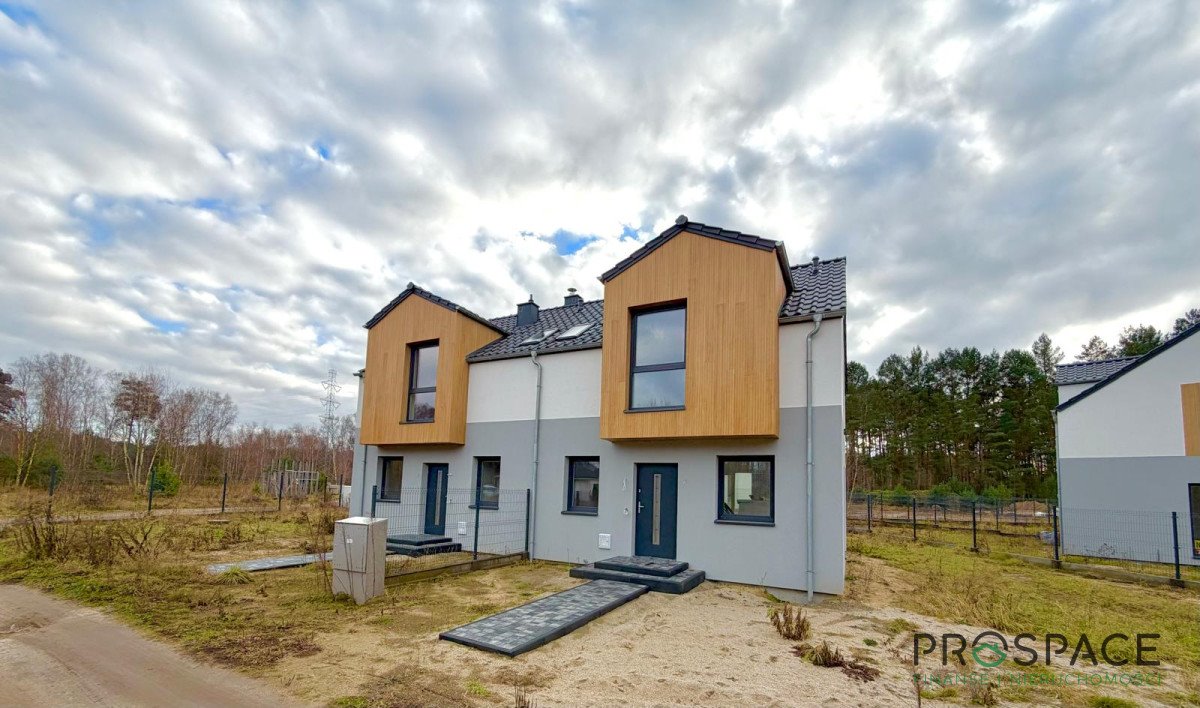 Zapraszam do zakupu przytulnych dwulokalowych domów w Leśnym Zakątku Płoty Płoty  80m2 Foto 1
