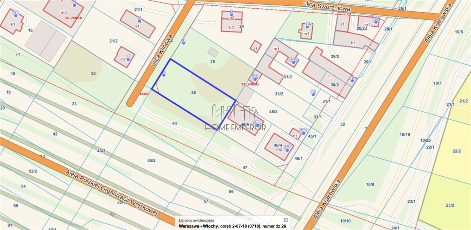 Działka komercyjna na sprzedaż Warszawa, Włochy, Załuski, Klinowa  985m2 Foto 1
