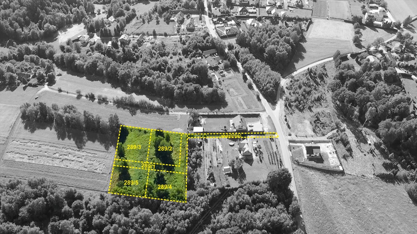 Widokowa działka na przedmieściach Gorlic – 903 m² Gorlice, Graniczna  903m2 Foto 1