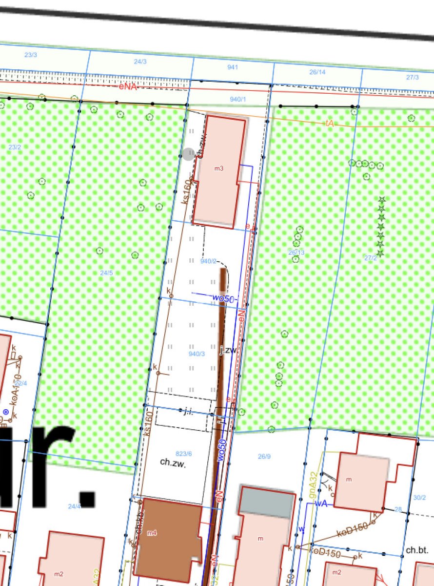 Działka 1000 m² z projektem 2 budynków w Bronowicach polecam Kraków, Bronowice, Złoty Róg  1 000m2 Foto 1