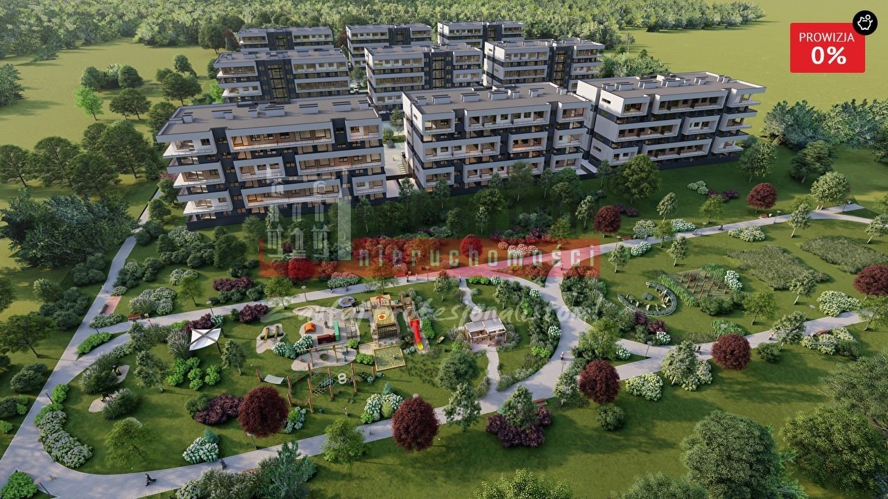 Nowoczesne 2-pokojowe mieszkanie z balkonem w Atlantis Prestige Park Opole, Malinka  46m2 Foto 1