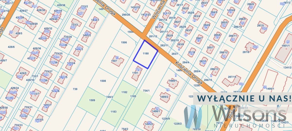 Działka budowlana na sprzedaż Łomianki Dolne  950m2 Foto 1