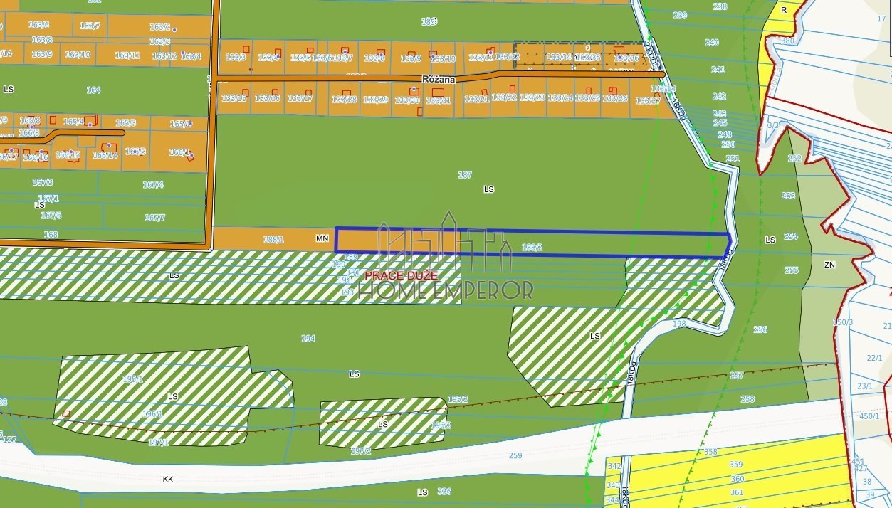 Zapraszam do zakupu działki 11 490 m² z planem mieszkaniowym Prace Duże, Romantyczna  11 490m2 Foto 1