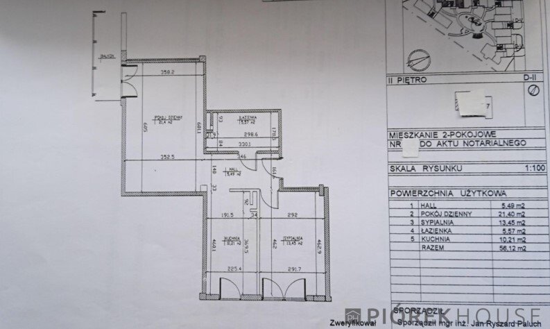 Na sprzedaż przestronne 2-pokojowe mieszkanie 56 m² w Wilanowie Warszawa, Wilanów, Aleja Wilanowska  56m2 Foto 1