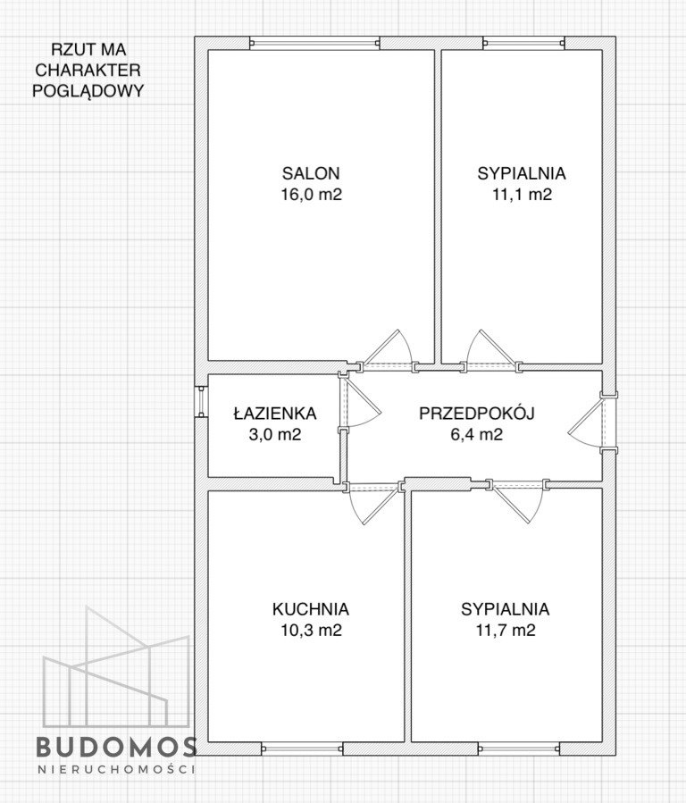 Mieszkanie trzypokojowe na sprzedaż Tarnów  58m2 Foto 20