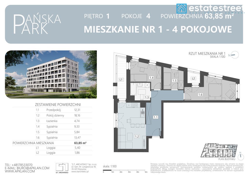 Mieszkanie dwupokojowe na sprzedaż Rzeszów, Przybyszówka, Pańska  40m2 Foto 6