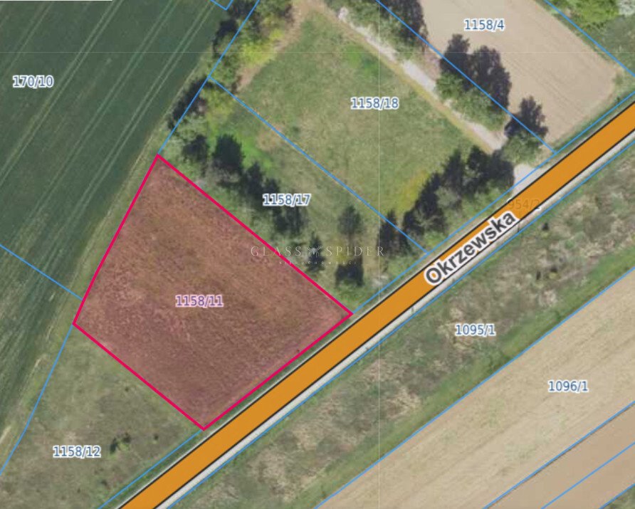 Polecam działkę inwestycyjną 2800 m² w Okrzeszynie: Okrzeszyn
