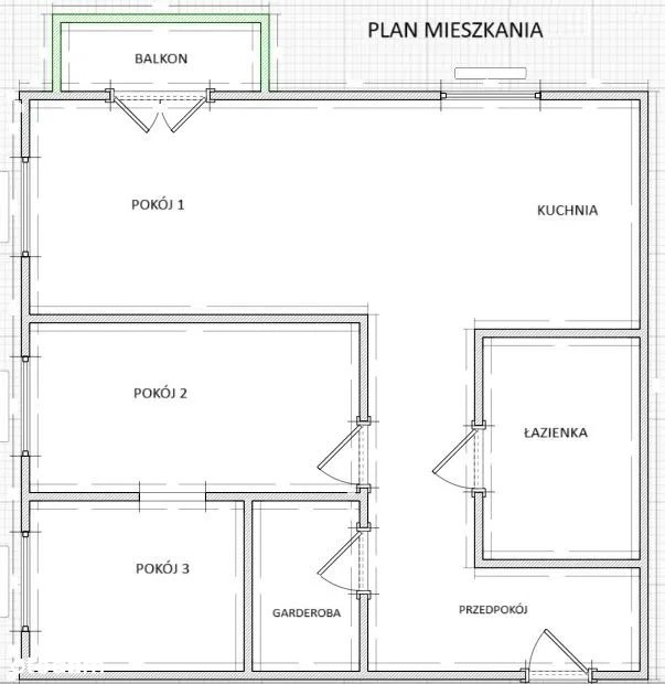 Mieszkanie trzypokojowe na sprzedaż Katowice, Kostuchna, Bażantów  53m2 Foto 13