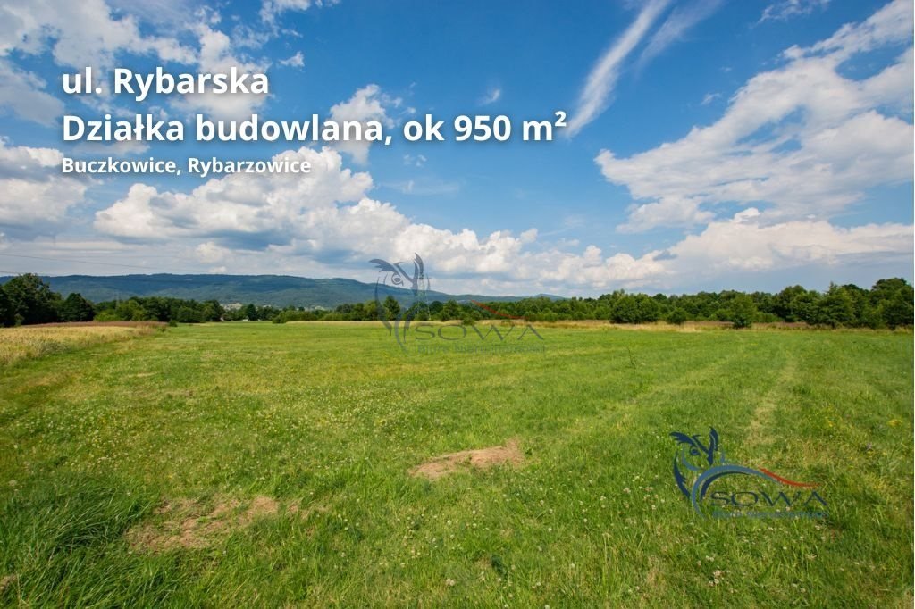 Sprzedam działkę 946 m² z widokiem na góry w Rybarzowicach Rybarzowice  946m2 Foto 1