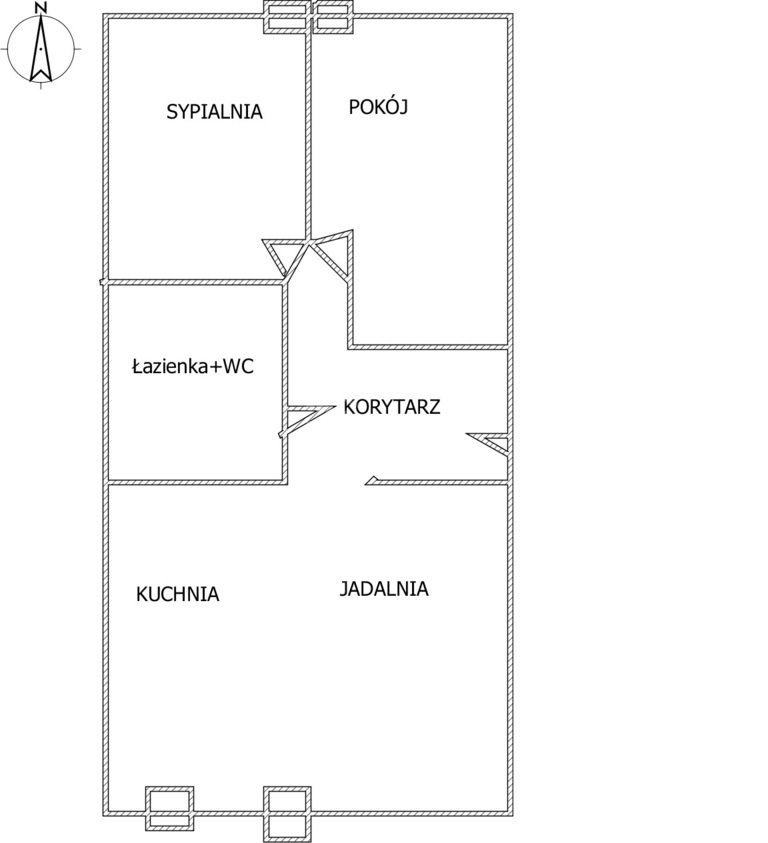 Mieszkanie dwupokojowe na wynajem Biała Podlaska, Terebelska  52m2 Foto 7