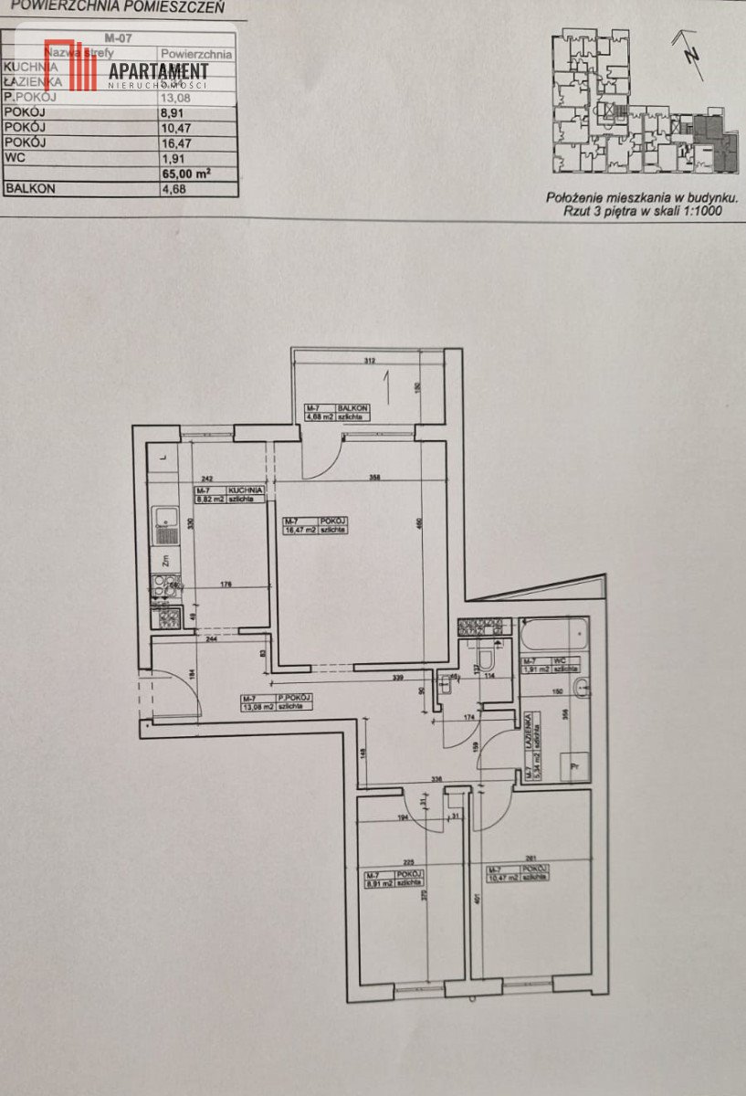 Mieszkanie trzypokojowe na sprzedaż Bydgoszcz, Śródmieście  65m2 Foto 8