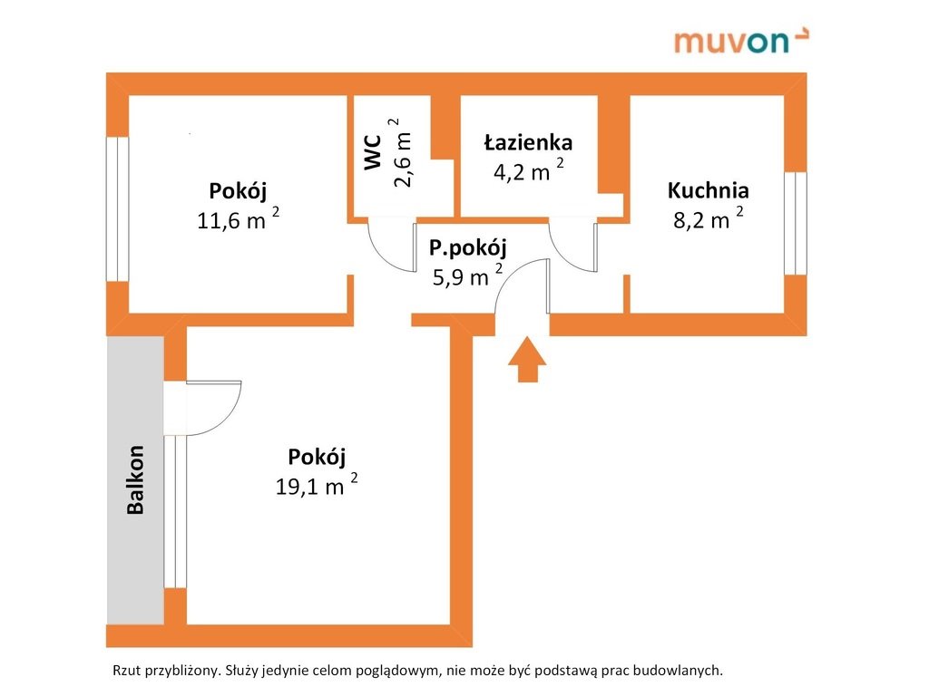 Mieszkanie dwupokojowe na sprzedaż Łódź, Józefa Ignacego Kraszewskiego  51m2 Foto 9