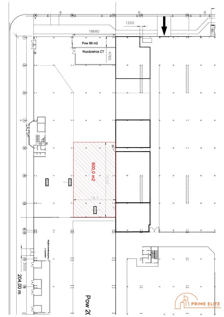 Magazyn 600 m² z bramą, opcja 1478 m², media, parking Warszawa, Praga-Północ, Jagiellońska  600m2 Foto 1