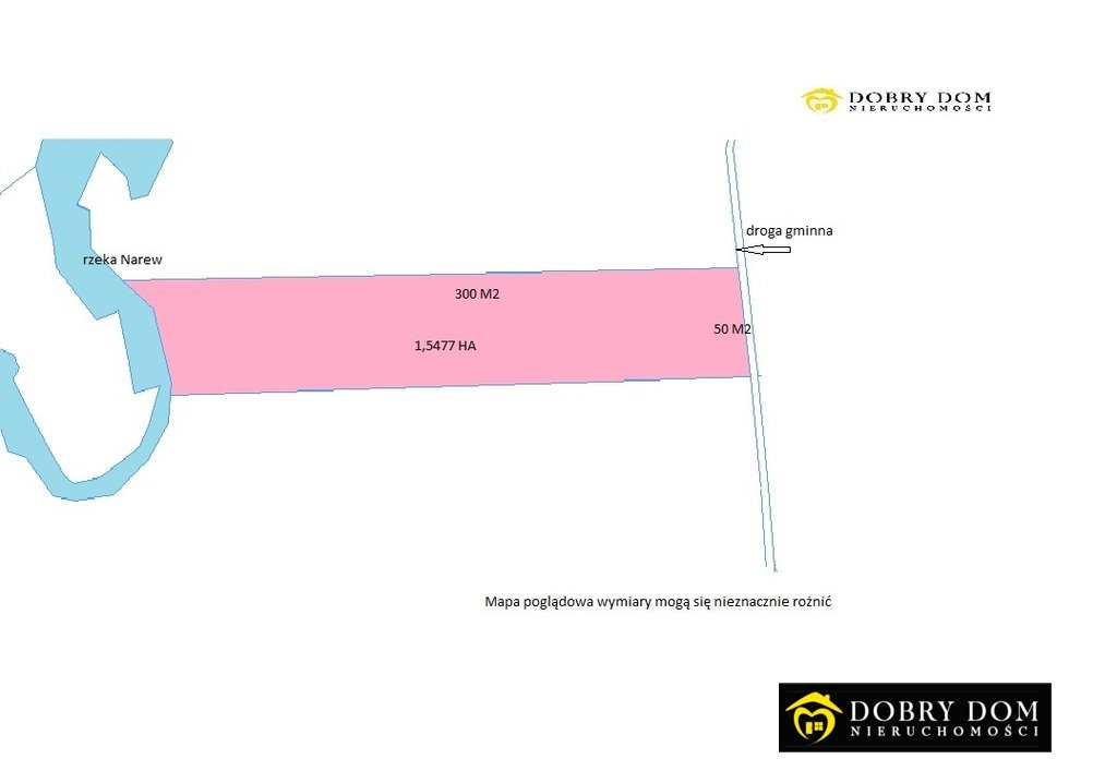 Duża działka rolna 1,5 ha z dostępem do Narew, blisko Białegostoku Choroszcz  15 000m2 Foto 1