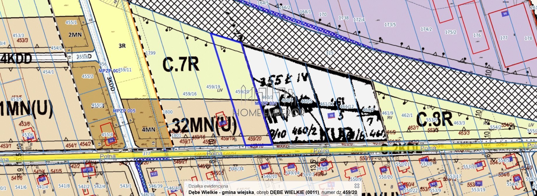 Działka budowlana na sprzedaż Dębe Wielkie  3 388m2 Foto 1