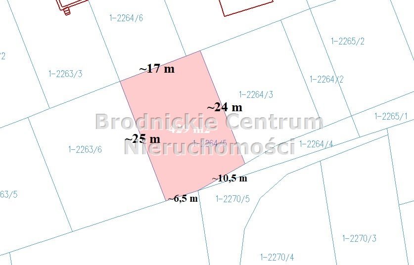 Działka budowlana na sprzedaż Brodnica, Brodnica  531m2 Foto 7