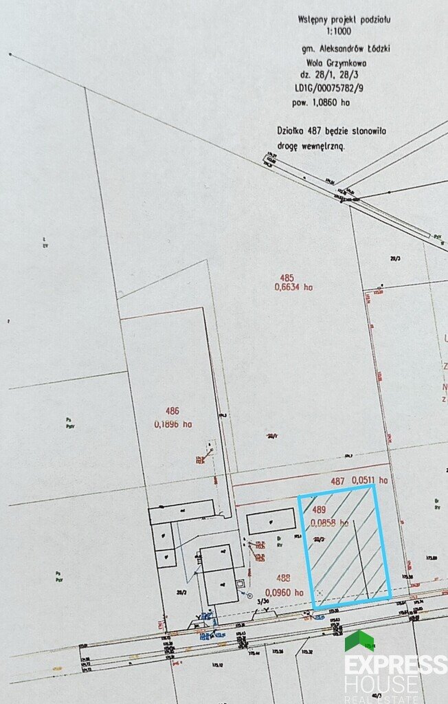 Działka budowlana na sprzedaż Placydów  858m2 Foto 1