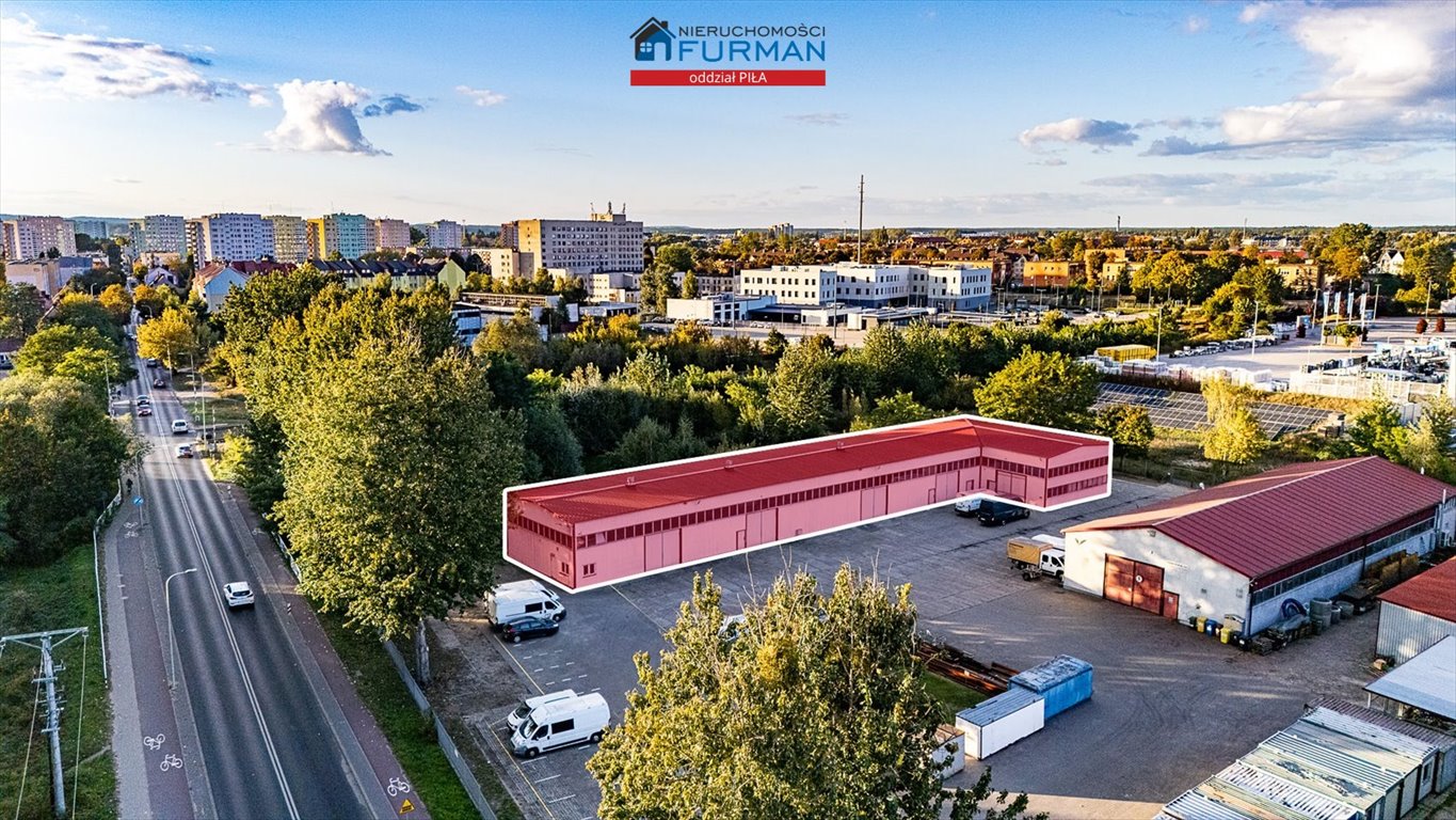 Polecam halę magazynową 897 m² z wysokim składem i dobrą komunikacją Piła  897m2 Foto 1