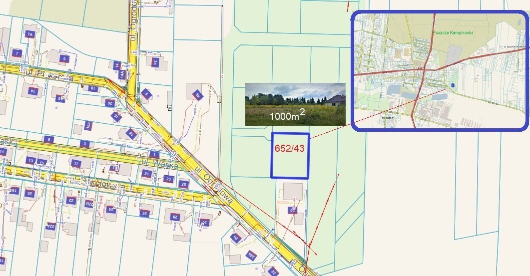 Do sprzedania działka 1000 m² w Lesznie z mediami i blisko natury Leszno  1 000m2 Foto 1