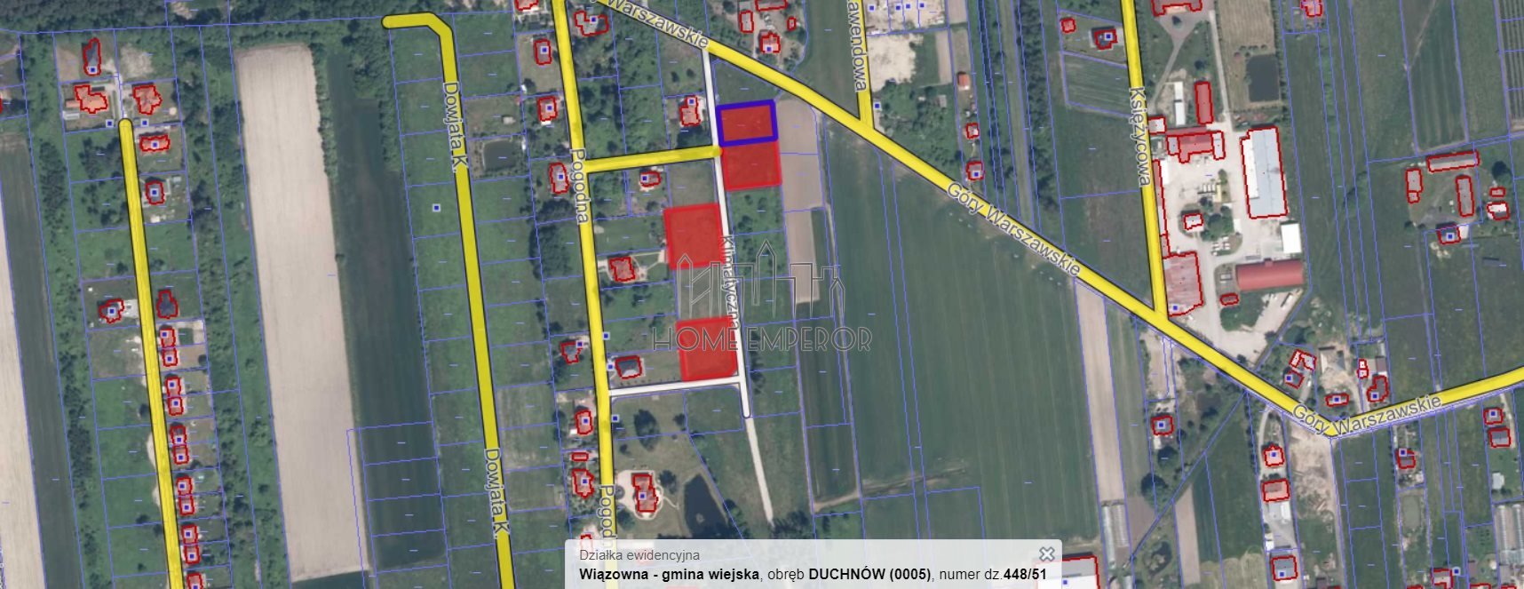 Działka budowlana na sprzedaż Duchnów, Klimatyczna  1 450m2 Foto 9