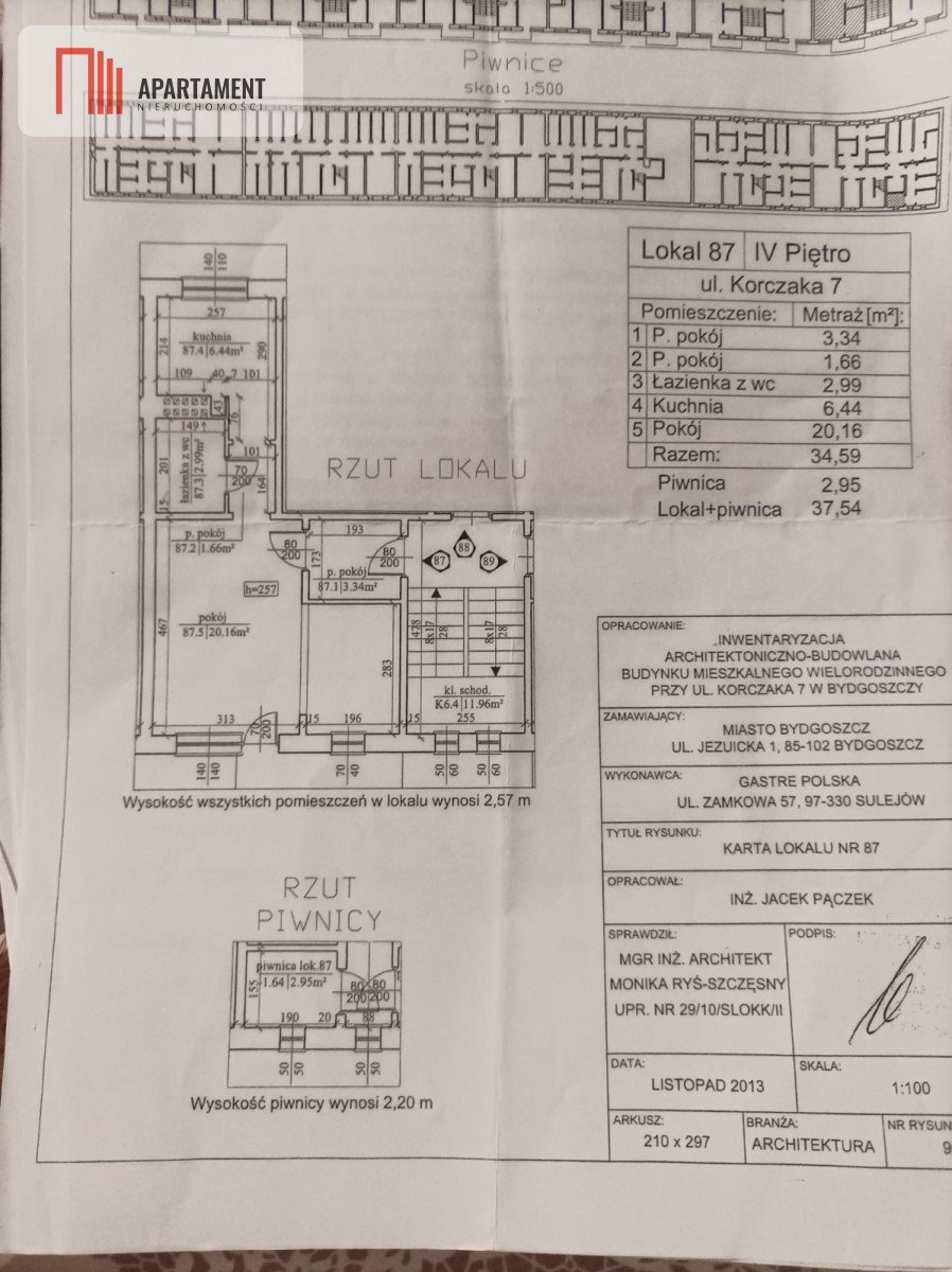 Kawalerka na sprzedaż Bydgoszcz  35m2 Foto 8