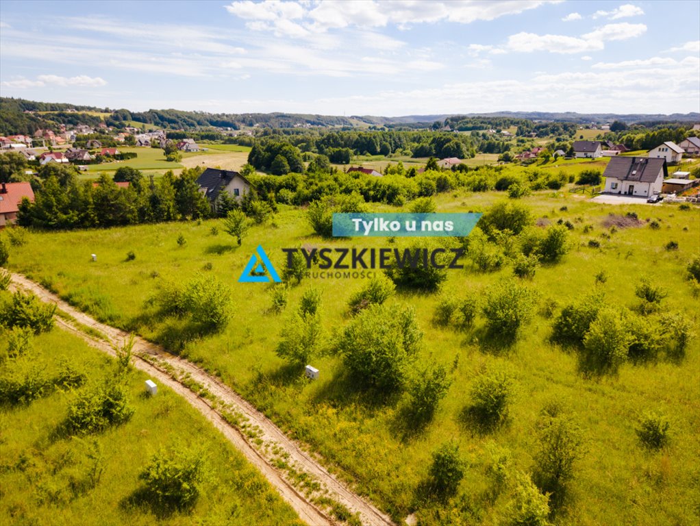 Działka 1008 m² w spokojnej okolicy z mediami, lasem i jeziorami Somonino  1 008m2 Foto 1