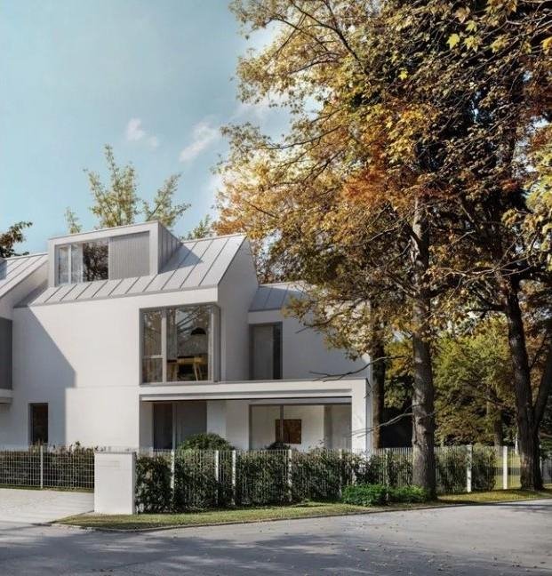 Nowoczesny dom bliźniak 173m2 z ogródkiem i dwoma miejscami Warszawa, Wawer, Radość, Wojtyszki  173m2 Foto 1