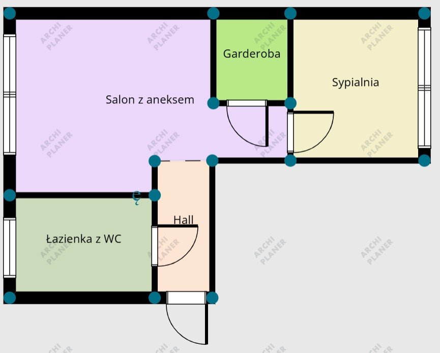 Mieszkanie dwupokojowe na sprzedaż Mysłowice, Robotnicza  41m2 Foto 1