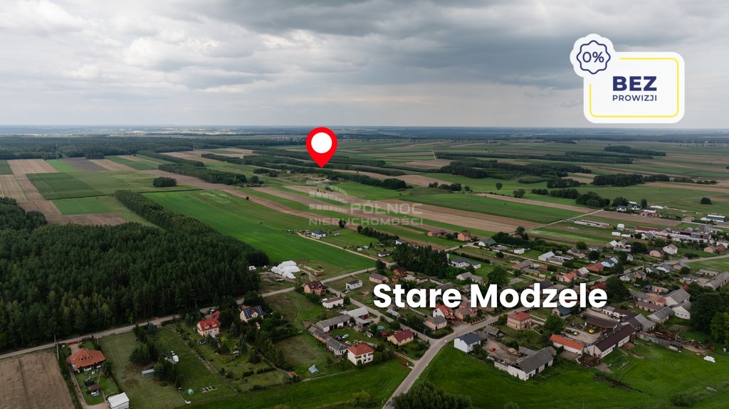 Działka budowlana na sprzedaż Stare Modzele  1 000m2 Foto 1